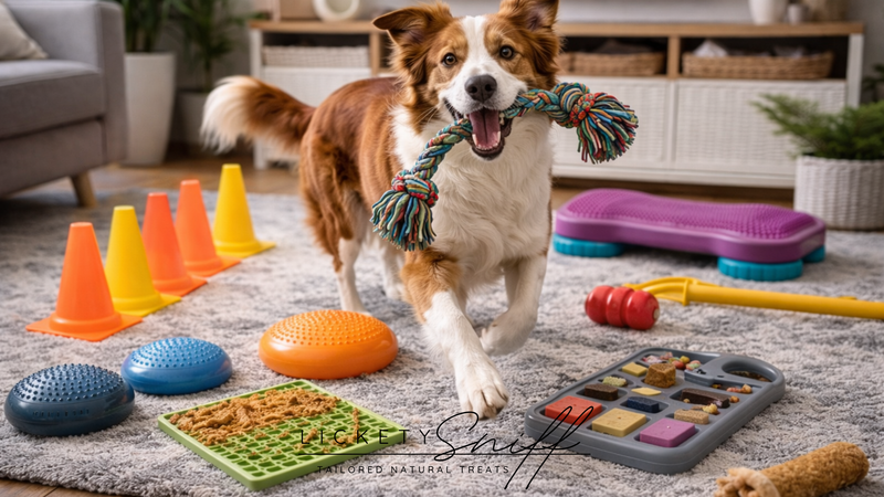 Fun & Fitness: How to Keep Your Dog Active and Busy Indoors This Winter ❄️